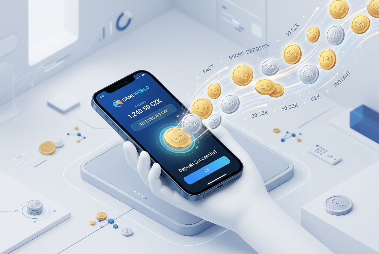 Visual representation of digital micro-deposits in online casino environment